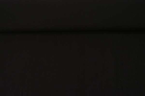 Oeko-Tex®  100% Gewaschene Baumwolle Voile Schwarz Oeko-Tex®  100% Gewaschene Baumwolle Voile Schwarz