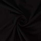 Oeko-Tex®  100% Gewaschene Baumwolle Voile Schwarz