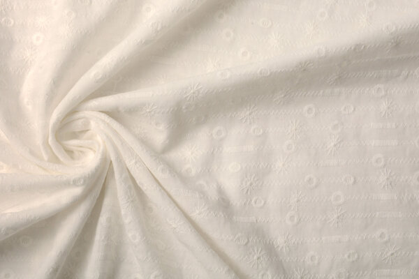 Stickerei Baumwoll Eva Creme Stickerei Baumwoll Eva Creme