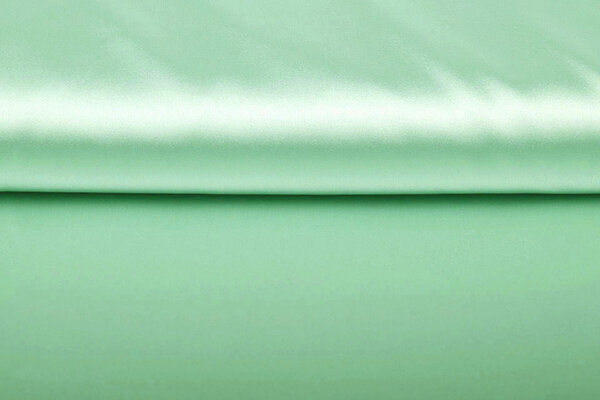 Stretch Satijn Mint Groen
