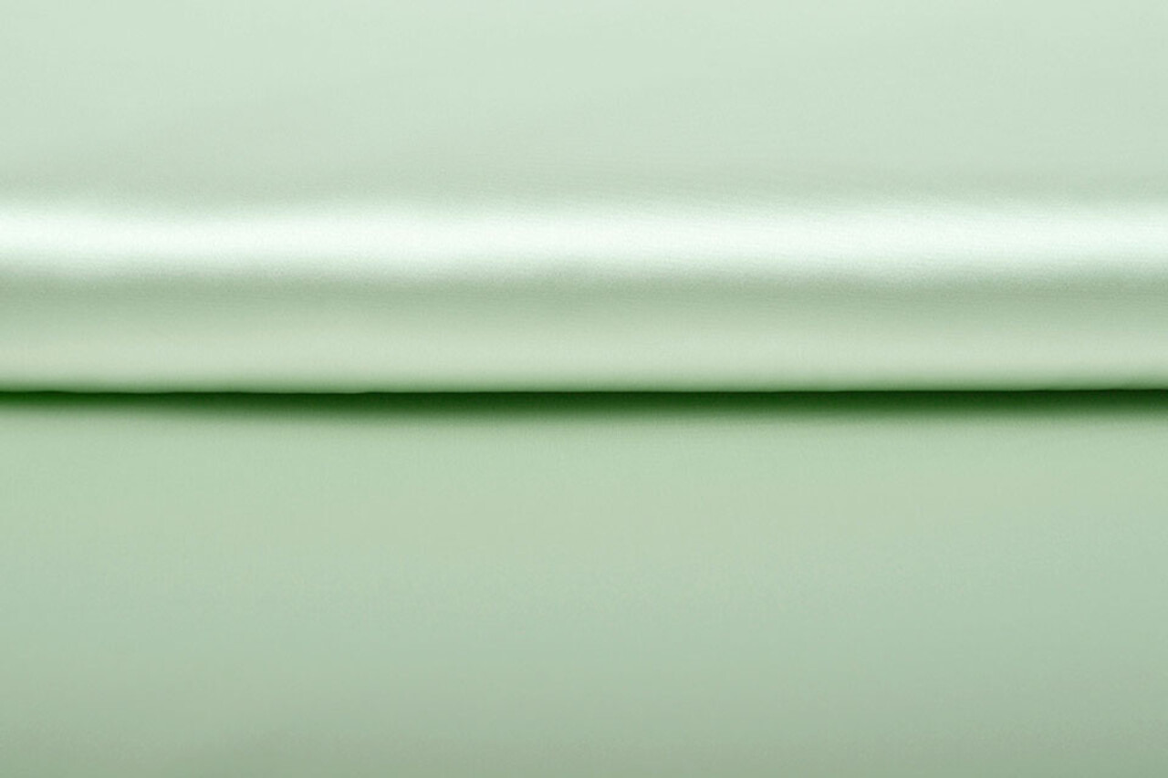 Stretch Satin Old Mint Green