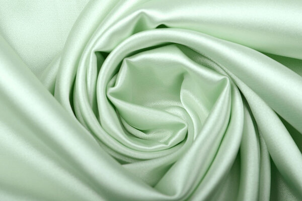 Stretch Satijn Oud Mint Groen