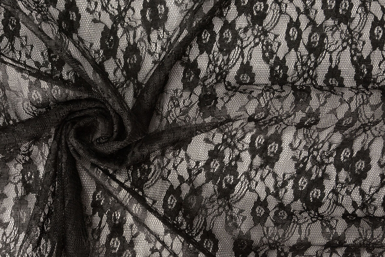 Spitzenstoff Danique  Schwarz Spitzenstoff Danique  Schwarz