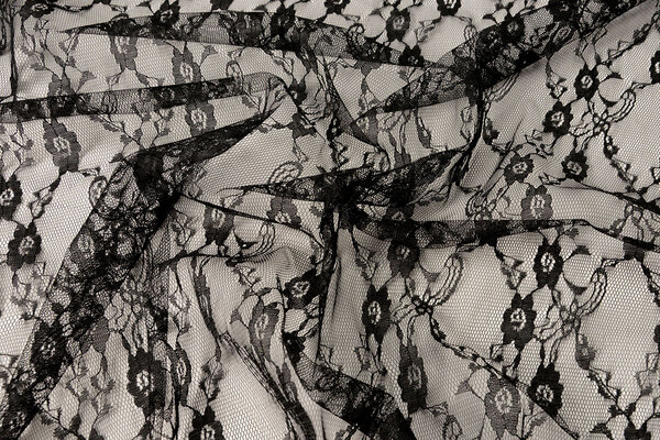 Spitzenstoff Danique  Schwarz Spitzenstoff Danique  Schwarz