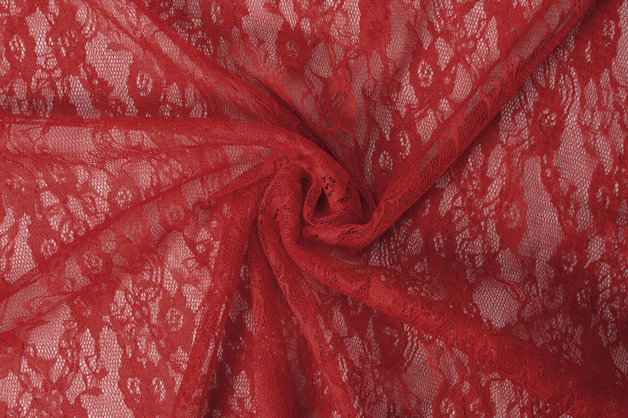 Spitzenstoff Danique Rot Spitzenstoff Danique Rot