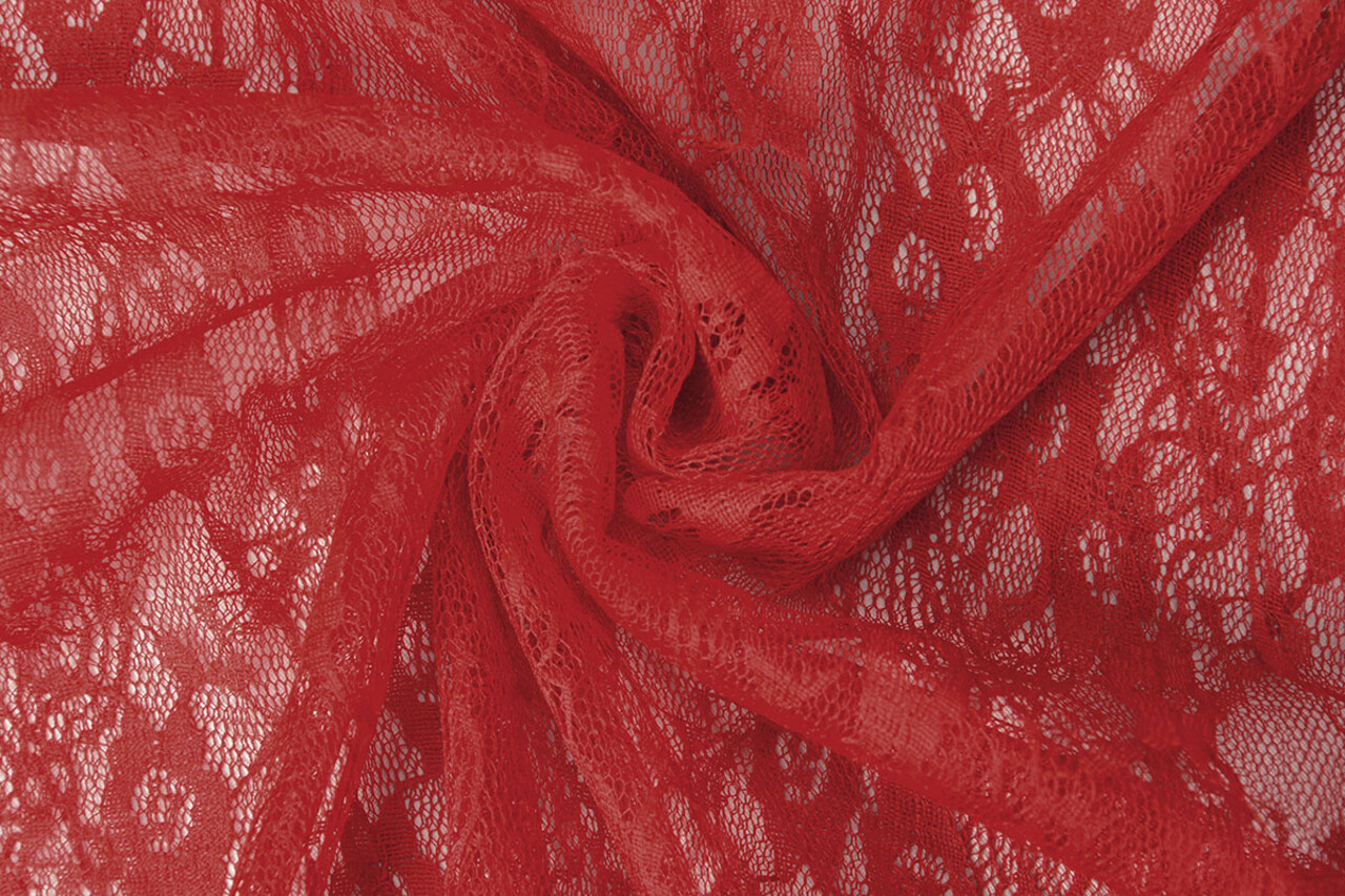 Spitzenstoff Danique Rot Spitzenstoff Danique Rot