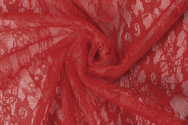 Spitzenstoff Danique Rot Spitzenstoff Danique Rot