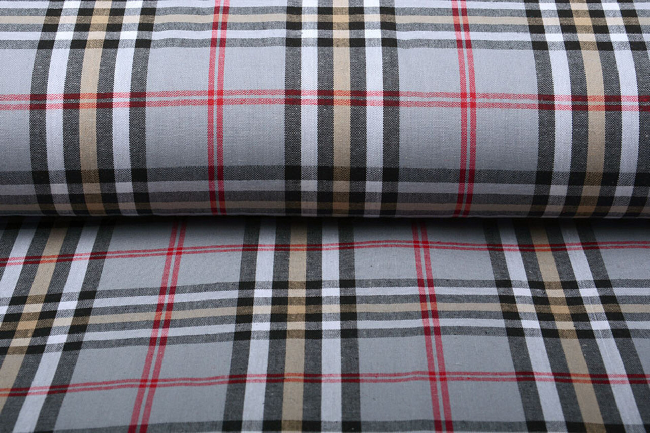 Tartan Cuadros Gris