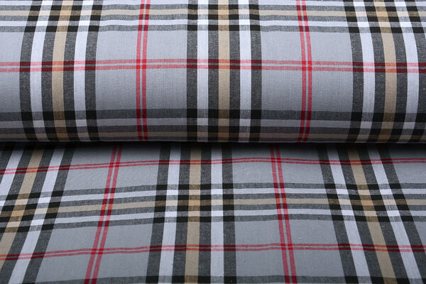 Tartan Carreaux Gris