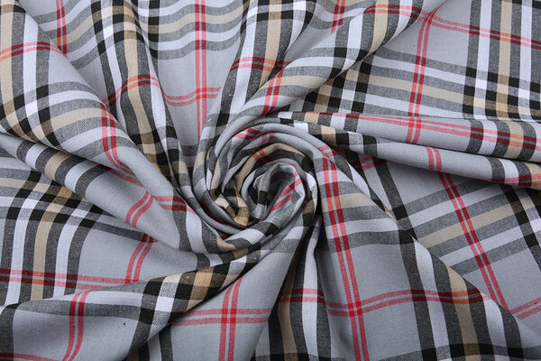Tartan Karo Grau