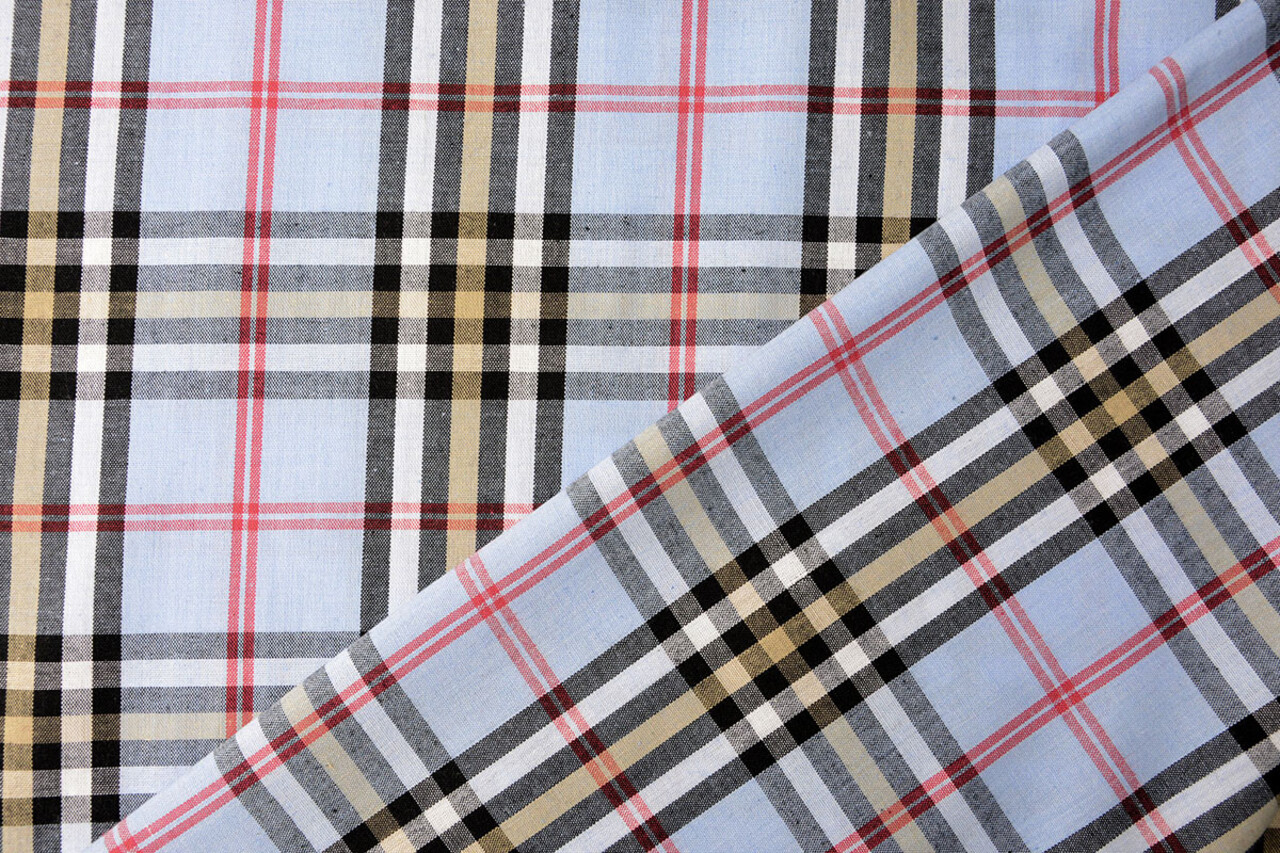 Tartan Karo Jeans Blau Tartan Karo Jeans Blau