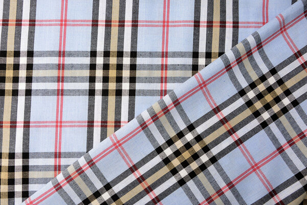 Tartan Ruit Jeans Blauw