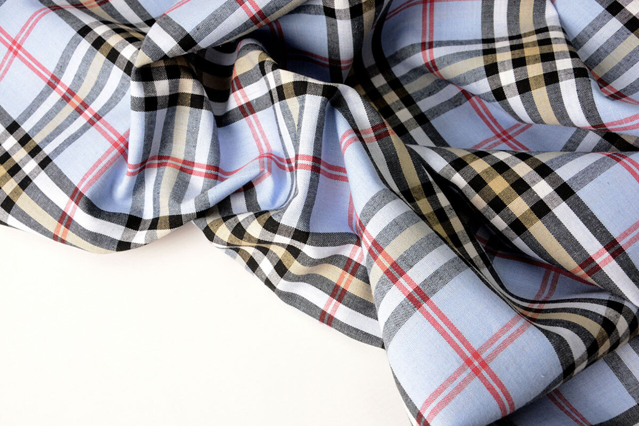 Tartan Karo Jeans Blau Tartan Karo Jeans Blau