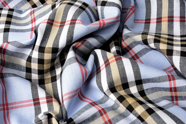 Tartan Ruit Jeans Blauw