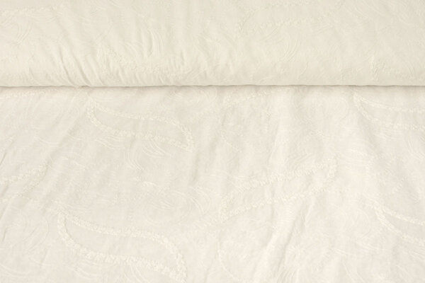 Broderie Anglaise Coton Misty Crème Broderie Anglaise Coton Misty Crème