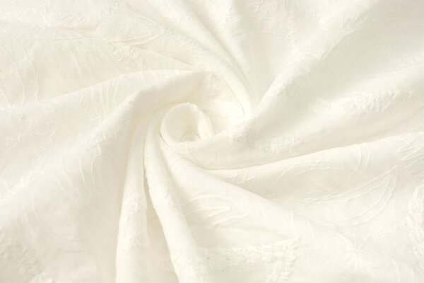 Stickerei Baumwolle Misty Creme