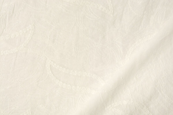 Broderie Anglaise Coton Misty Crème Broderie Anglaise Coton Misty Crème