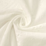 Broderie Katoen Melanie Creme Broderie Katoen Melanie Creme