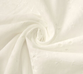 Stickerei Baumwolle Melanie Creme