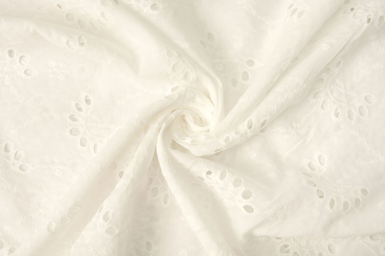 Embroidery Cotton Melodie Creme Embroidery Cotton Melodie Creme