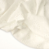 Broderie Katoen Melodie Creme Broderie Katoen Melodie Creme
