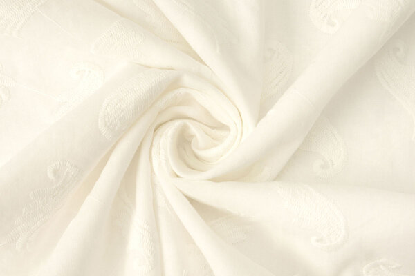 Broderie Anglaise Coton Mandy Crème Broderie Anglaise Coton Mandy Crème