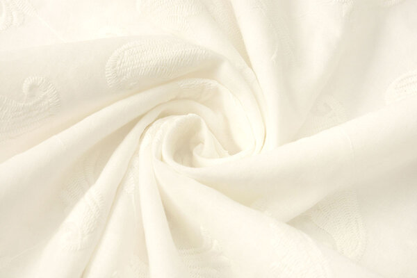 Broderie Katoen Mandy Creme Broderie Katoen Mandy Creme