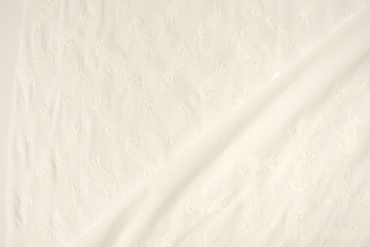 Broderie Katoen Mandy Creme Broderie Katoen Mandy Creme