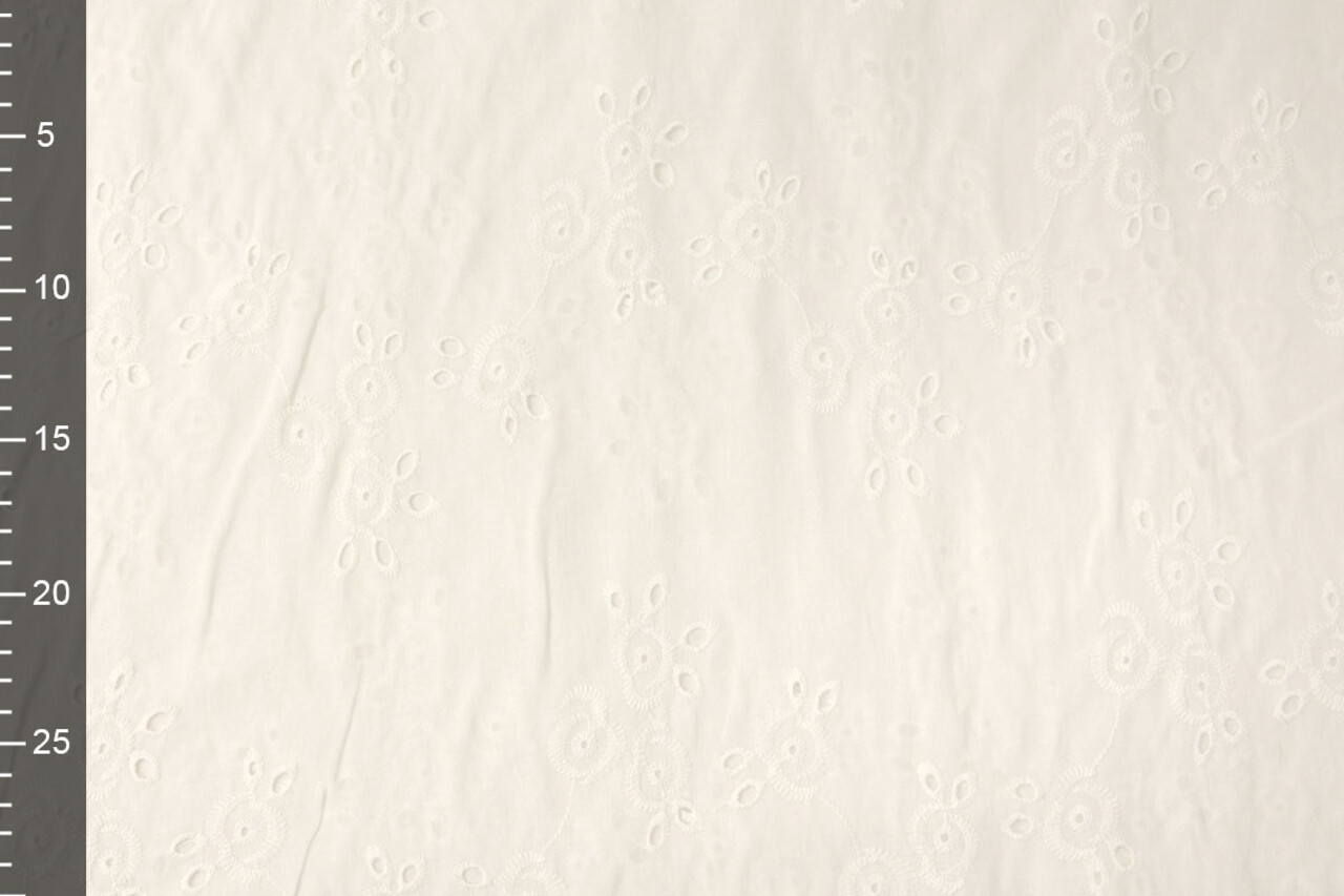 Stickerei Baumwolle Leila Creme Stickerei Baumwolle Leila Creme