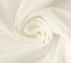 Stickerei Baumwolle Leila Creme Stickerei Baumwolle Leila Creme