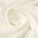 Broderie Anglaise Coton Leanne Crème Broderie Anglaise Coton Leanne Crème