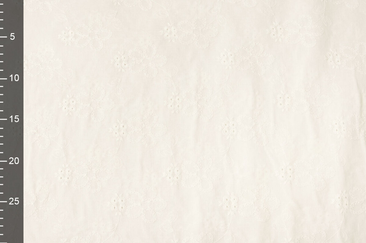 Bordado Inglés Algodón Levana Crema Bordado Inglés Algodón Levana Crema