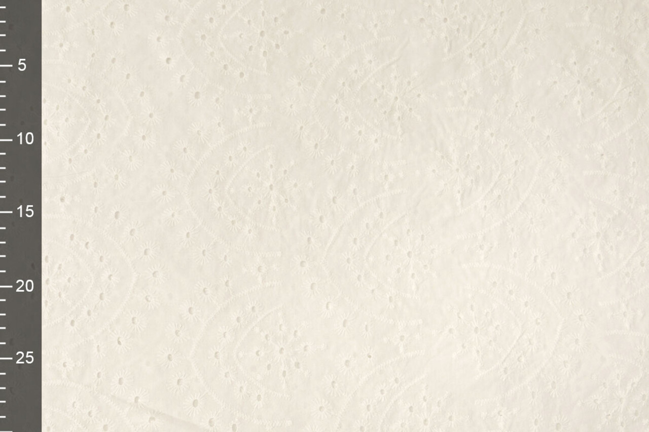 Stickerei Baumwolle Kiara Creme