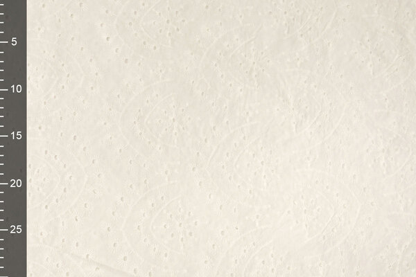 Stickerei Baumwolle Kiara Creme