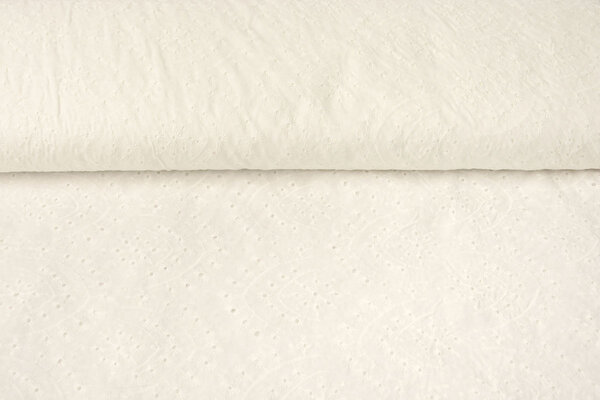 Embroidery Cotton Kiara Creme Embroidery Cotton Kiara Creme