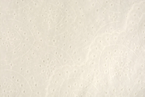 Stickerei Baumwolle Kiara Creme