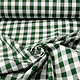 Gingham Check 16 mm Dark Green