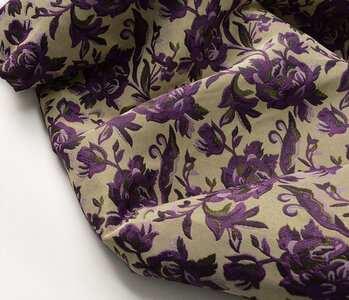 Jacquard Brocade Constance Purple