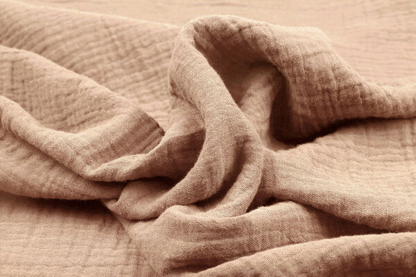 Oeko-Tex® Tela de Muselina Rosa Empolvado Oeko-Tex® Tela de Muselina Rosa Empolvado
