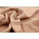 Oeko-Tex®  Coton Double Gaze Tissu Rose Poudré