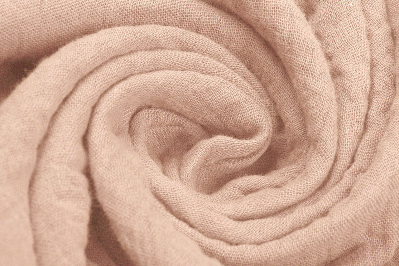 Oeko-Tex®  Double Gauze Fabric Light Powder Pink