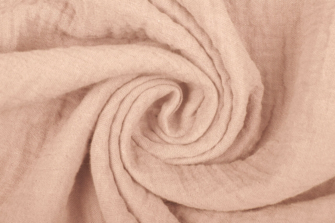 Oeko-Tex® Tela de Muselina Empolvado Claro Rosa Oeko-Tex® Tela de Muselina Empolvado Claro Rosa