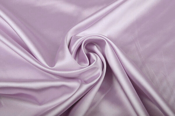 Stretch Satin Hell Pastell Flieder