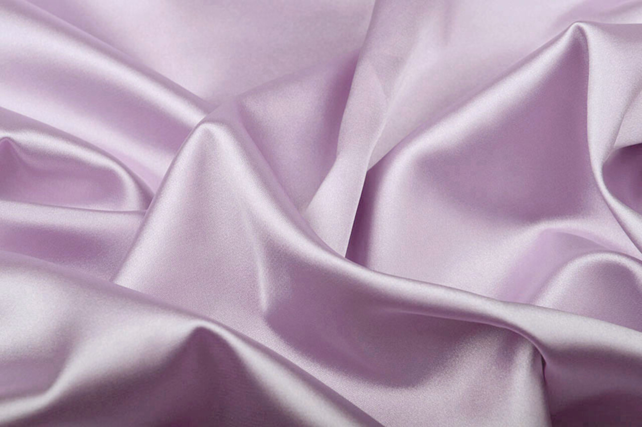 Stretch Satin Light Pastel Lilac
