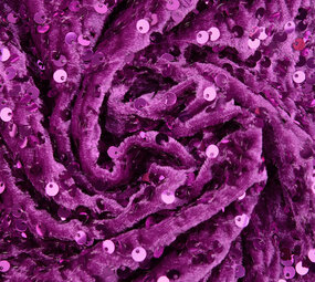 Velours à Sequins Violet Velours à Sequins Violet