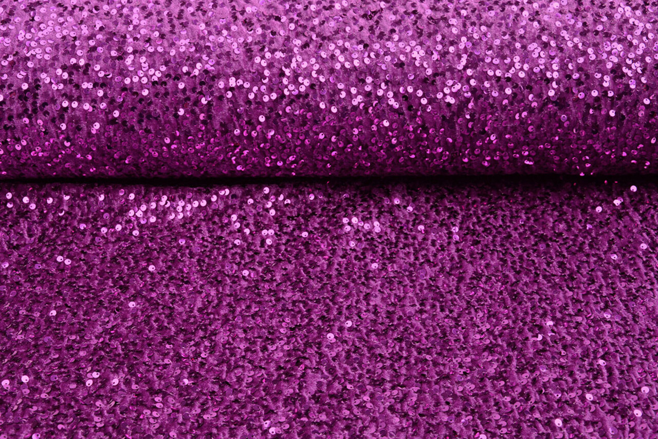 Velours à Sequins Violet Velours à Sequins Violet