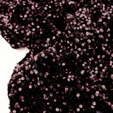 Lentejuelas sobre Terciopelo Negro - Rosa Antiguo Lentejuelas sobre Terciopelo Negro - Rosa Antiguo