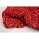 Pailletten op Velours Rood