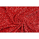 Paillettes su Velluto Rosso