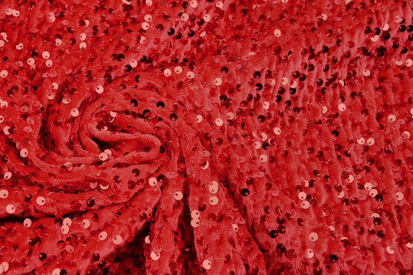 Sequins on Velvet Red Sequins on Velvet Red
